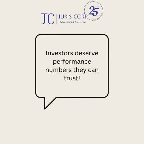 Investors deserve performance numbers they can trust!