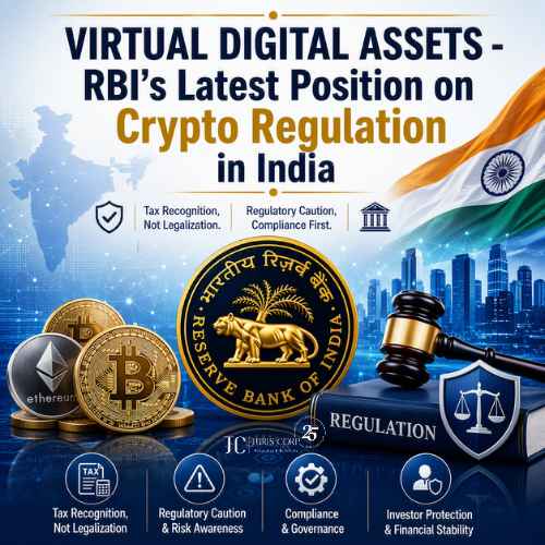 VIRTUAL DIGITAL ASSETS - RBI’s Latest Position on Crypto Regulation in India