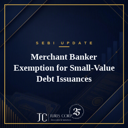 Merchant Banker exemption for small-value debt issuances