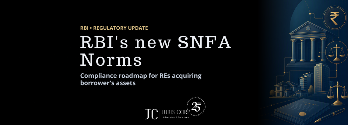 RBI’s new SNFA Norms Compliance roadmap for REs acquiring borrower’s assets